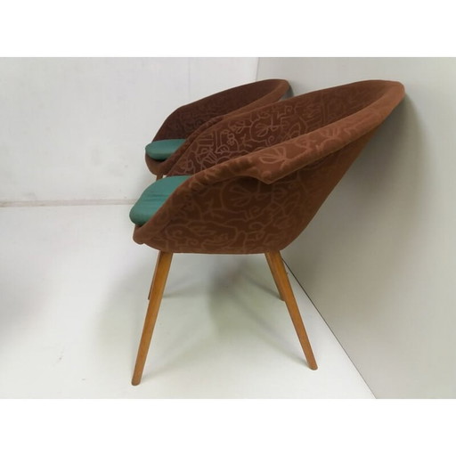 Vintage woonkamer set Navratil, Tsjecho-Slowakije 1960