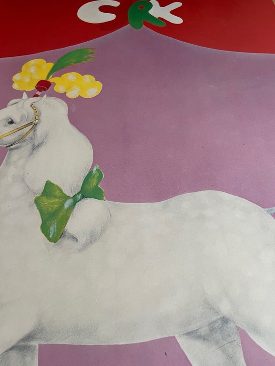 Image 1 of Maciej Urbaniec (1925-2004), Circuspaard, 1978, Poster No 27, Originele Vintage Poster