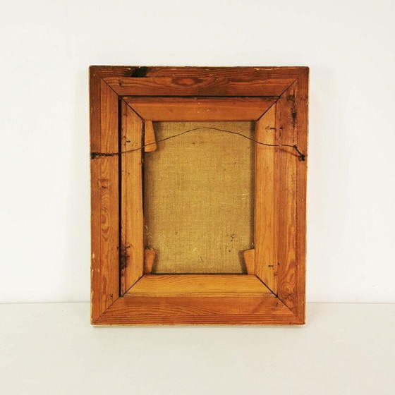 Image 1 of Vintage olieverfschilderij van Carl Gustav Ludvig Jacobsen, Denemarken