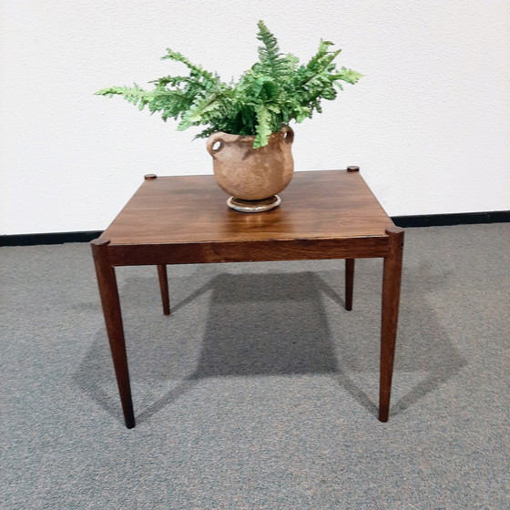 Image 1 of Vintage palissander bijzettafeltje