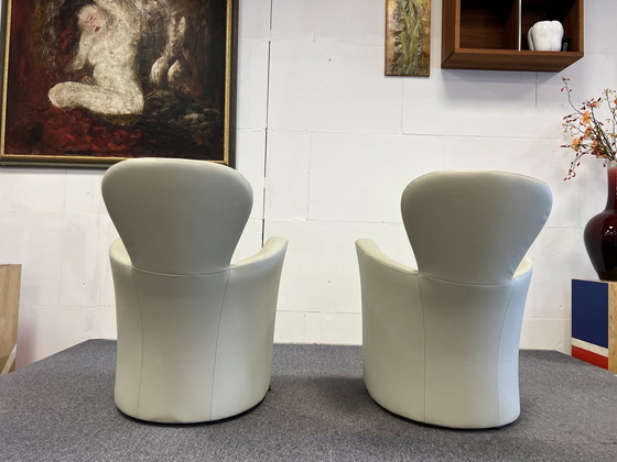 Image 1 of (1) Leolux Emphora Fauteuil Warm Grey 