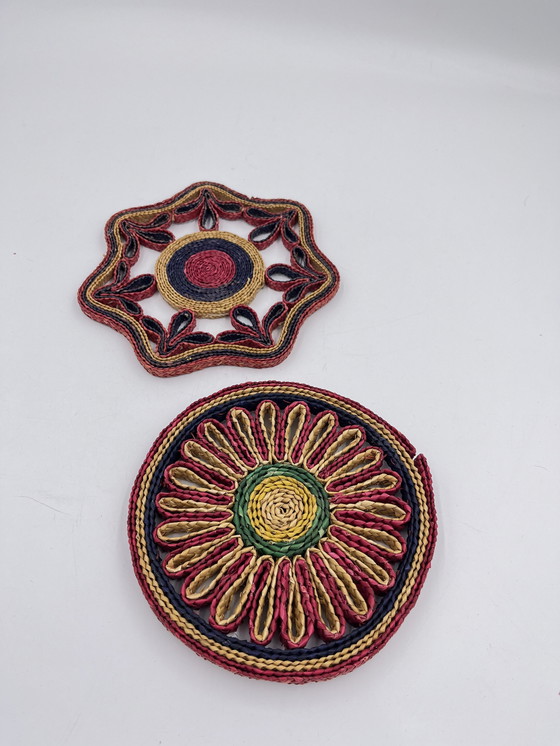 Image 1 of Duo van Vintage Touw Placemats