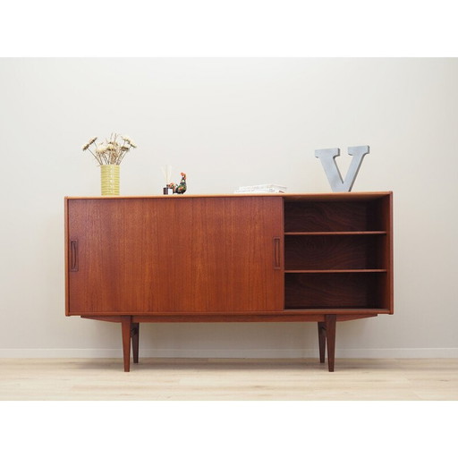 Vintage teakhouten highboard, Denemarken 1960