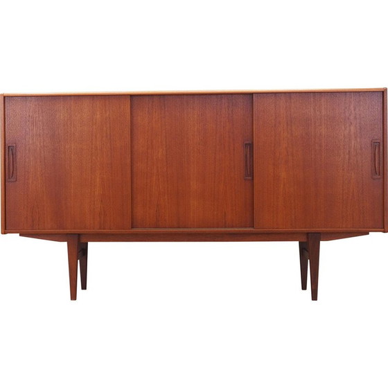 Image 1 of Vintage teakhouten highboard, Denemarken 1960