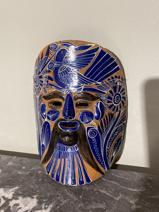 Blauw Mexicaans masker