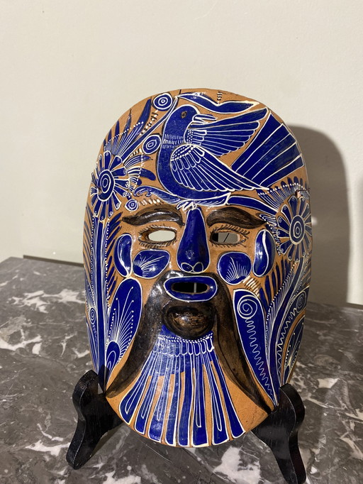 Blauw Mexicaans masker