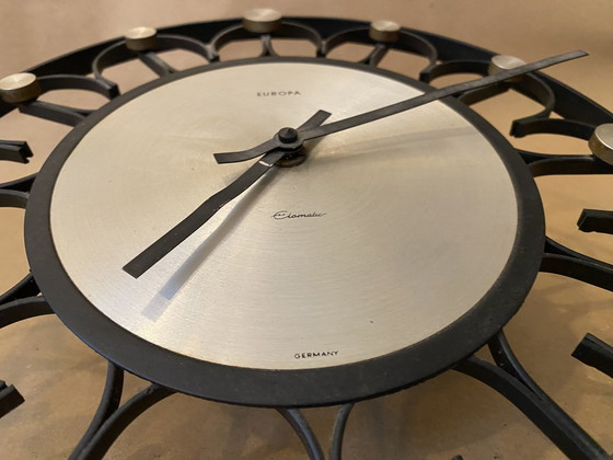 Image 1 of Vintage Elcomatic Wandklok "Europa"