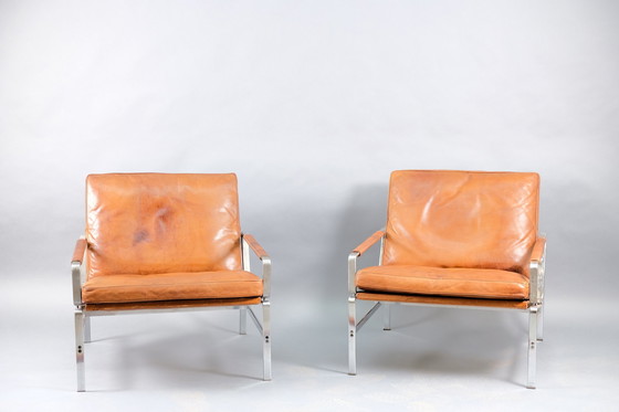 Image 1 of Fauteuils van Preben Fabricius & Jørgen Kastholm voor Kill International, jaren 1960, set van 2