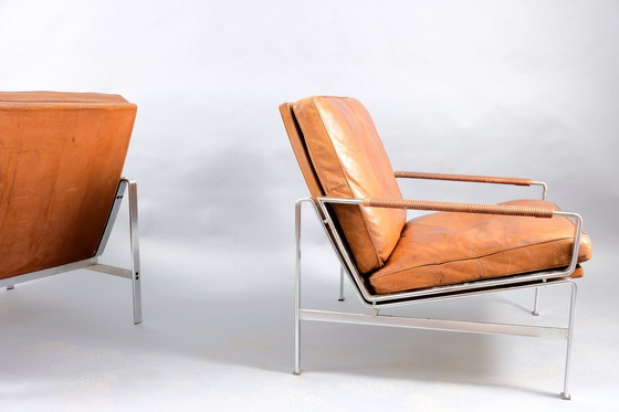 Image 1 of Fauteuils van Preben Fabricius & Jørgen Kastholm voor Kill International, jaren 1960, set van 2