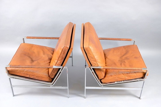 Image 1 of Fauteuils van Preben Fabricius & Jørgen Kastholm voor Kill International, jaren 1960, set van 2