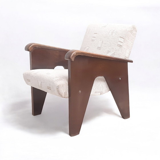 Image 1 of Vintage A-vormige fauteuil van Up Závody, 1950S