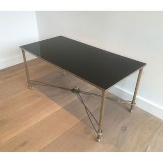 Image 1 of Vintage Franse metalen salontafel, 1960