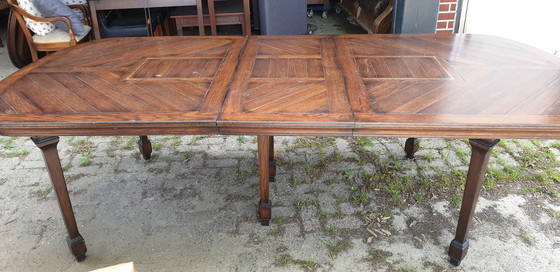 Image 1 of Uitschuifbaar Eetkamer Tafel Jugendstil 