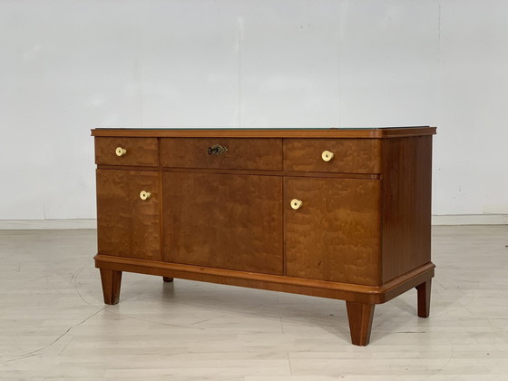 Image 1 of Mid Century ladekast dressoir ladekast kast vintage