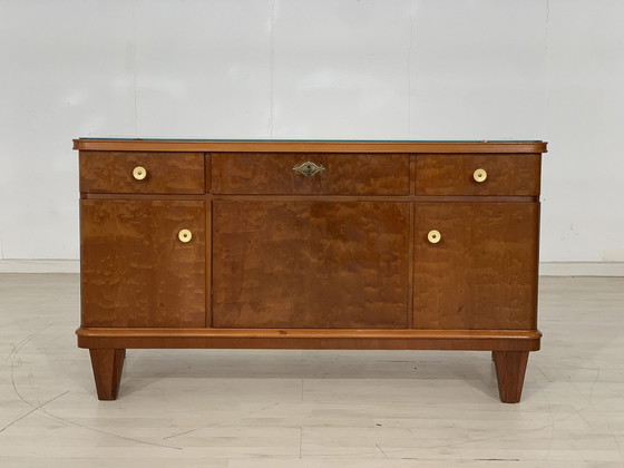 Image 1 of Mid Century ladekast dressoir ladekast kast vintage