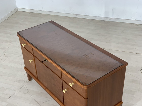 Image 1 of Mid Century ladekast dressoir ladekast kast vintage