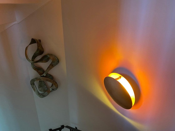 Image 1 of Catellani & Smith Leder Wandlamp