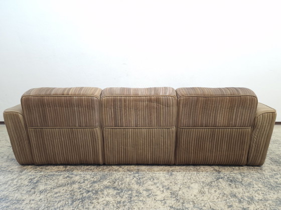 Image 1 of Ernst Lüthy driezits De Sede designer sofa leren bank