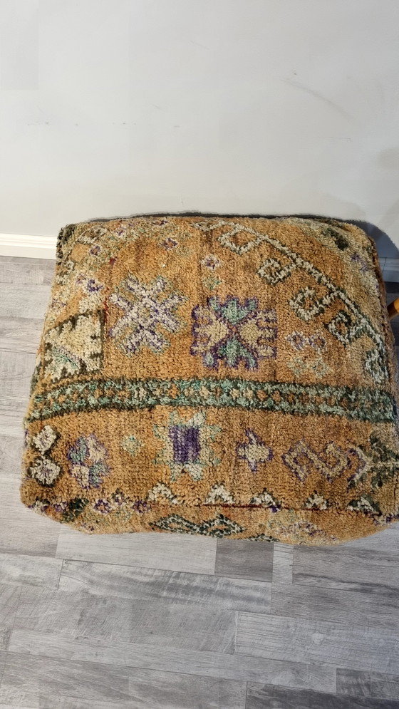 Image 1 of Vintage Berber Vloerkleed Van Echte Wol Uit Marokko