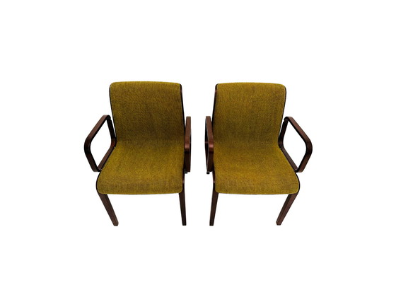 Image 1 of Armleunstoel model 1305UO van Bill Stephens voor Knoll International, VS 1970