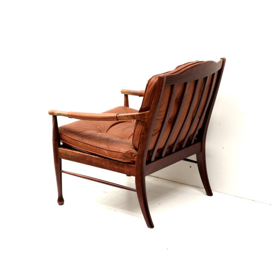 Image 1 of Vintage leren fauteuil van Ulferts Sweden gemaakt in de jaren '70