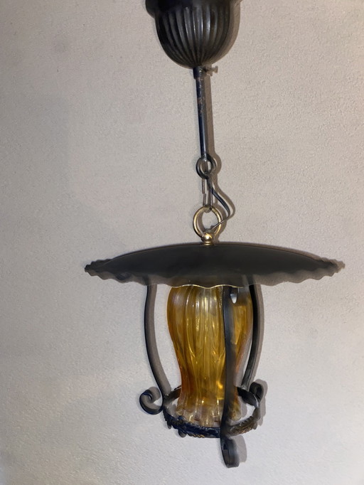 Philips Dutch Design Npd Hanglamp Met Amber Glas