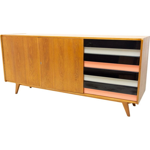 Mid century U-460 dressoir van Jiří Jiroutek voor Interiér Praha, 1960