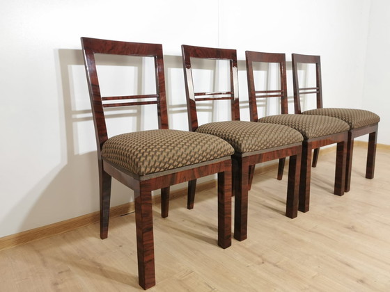 Image 1 of Art Deco Eetkamerstoelen