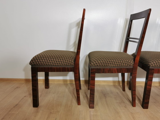 Image 1 of Art Deco Eetkamerstoelen