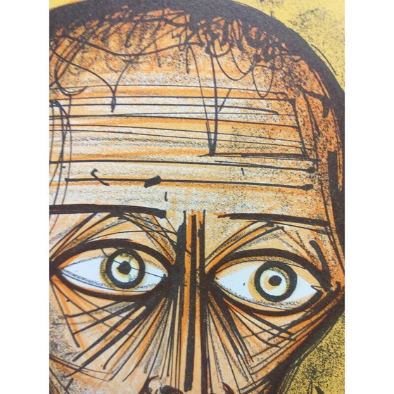 Image 1 of Vintage litho "Fantomas" door Bernard Buffet voor Mourlot, 1967