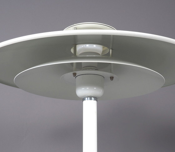 Image 1 of Vintage wit metalen vloerlamp van Belid Sweden