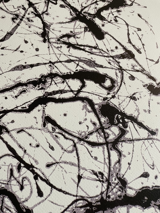 Image 1 of Jackson Pollock ( 1912-1956),Nummer IIA, Copyright 2000 J. Pollock/SOFAM Belgique, Editions Pierre D'Harville, Gedrukt in Italië