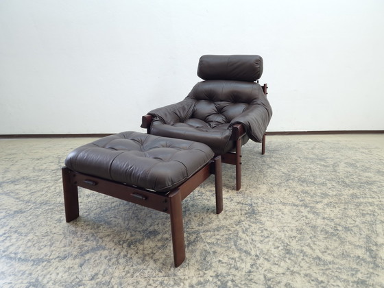 Image 1 of Percival Lafer MP 41 Set fauteuil met kruk Perfect! Vintage design fauteuil Brutalisme