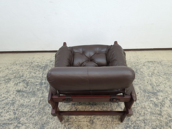 Image 1 of Percival Lafer MP 41 Set fauteuil met kruk Perfect! Vintage design fauteuil Brutalisme