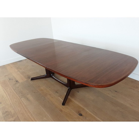 Image 1 of Mid century palissander uitschuifbare eettafel door Niels Koefoed Hornslet