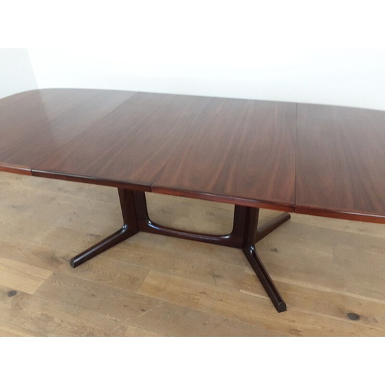 Image 1 of Mid century palissander uitschuifbare eettafel door Niels Koefoed Hornslet