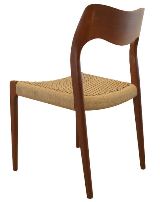  Niels O Möller Eetkamerstoel model 71 vintage 