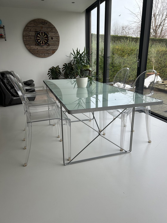 Image 1 of Ikea Moment Glas Tafel