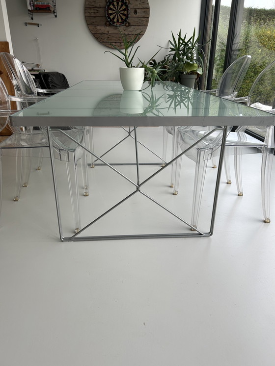 Image 1 of Ikea Moment Glas Tafel