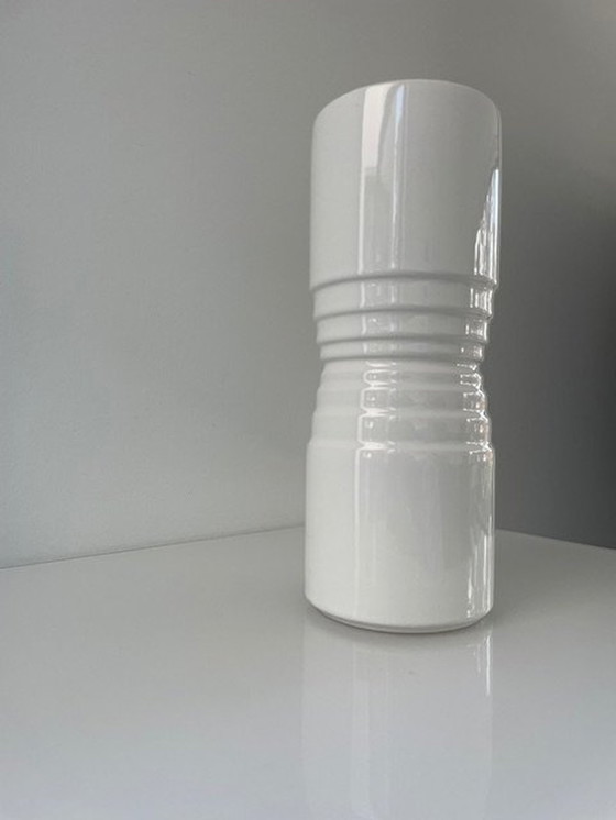 Image 1 of Moderne Vintage Cilindrische Vaas - Italian Design