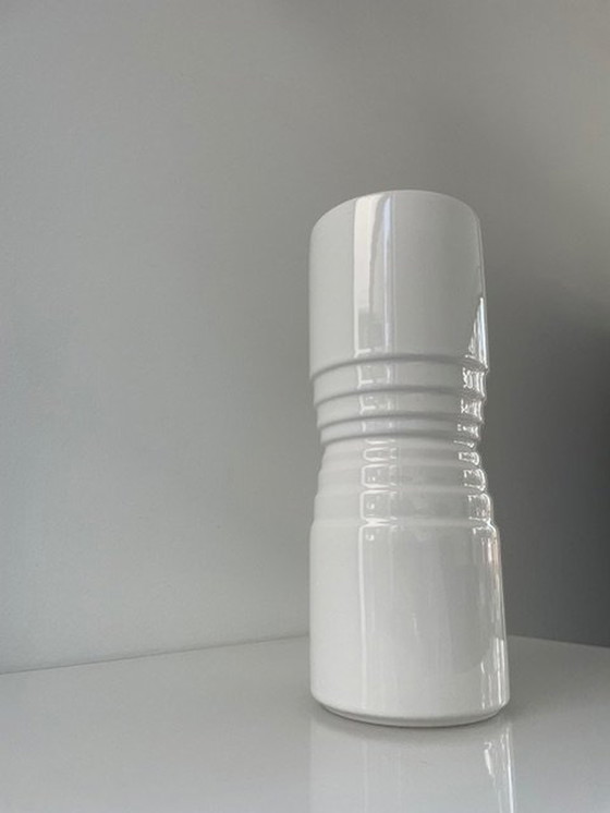 Image 1 of Moderne Vintage Cilindrische Vaas - Italian Design