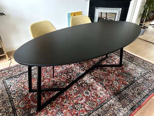 Kas20 - Handgemaakte Ovale Design Tafel