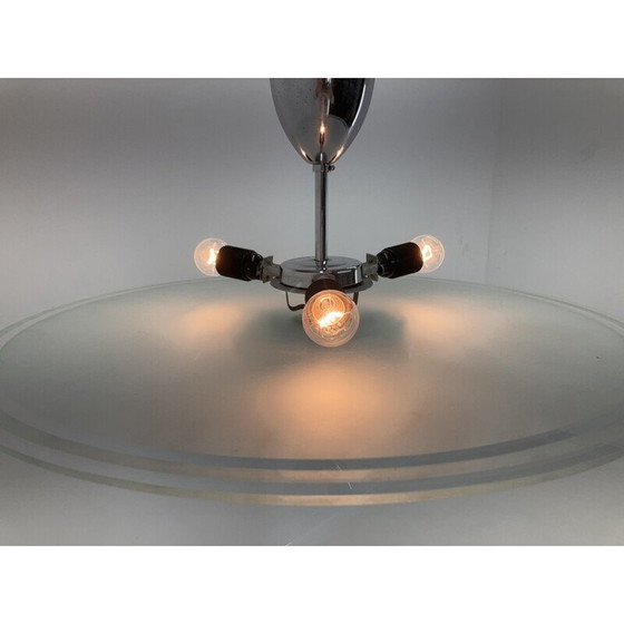 Image 1 of Vintage Art Deco hanglamp, Tsjecho-Slowakije 1930