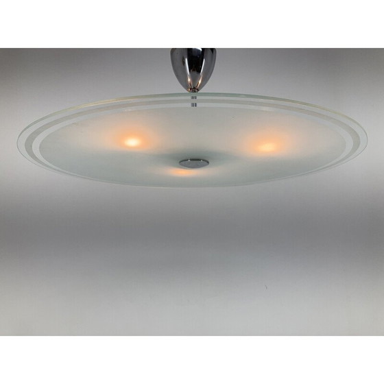 Image 1 of Vintage Art Deco hanglamp, Tsjecho-Slowakije 1930