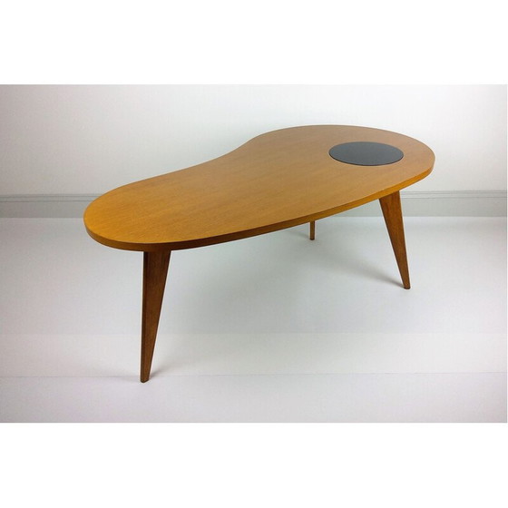Image 1 of Vintage massief eiken salontafel, 1950