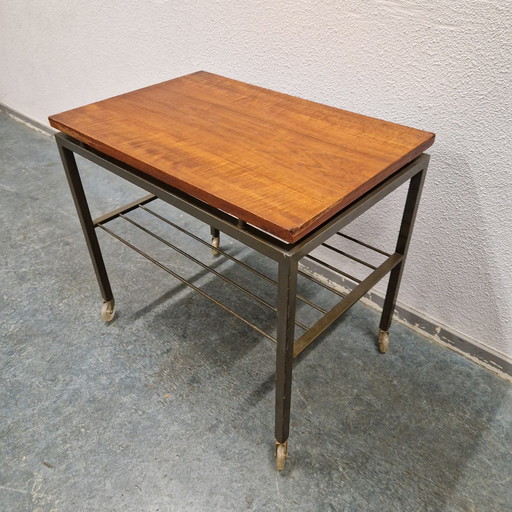 Jaren 60 Vintage Lectuurtafel Bijzettafel