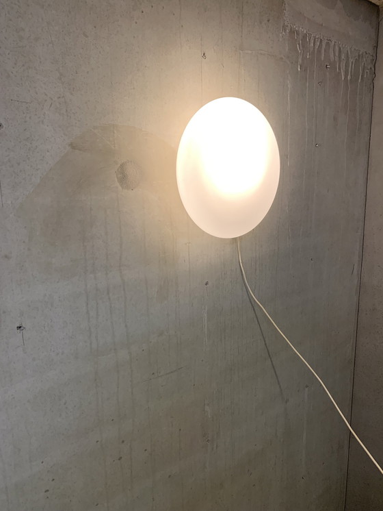 Image 1 of Minimalistische Glazen Plafondlamp - Gispen Design