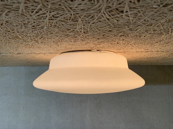 Image 1 of Minimalistische Glazen Plafondlamp - Gispen Design