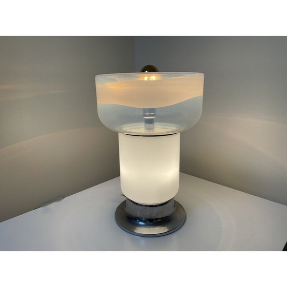 Image 1 of Vintage Murano glazen tafellamp, Italië 1970