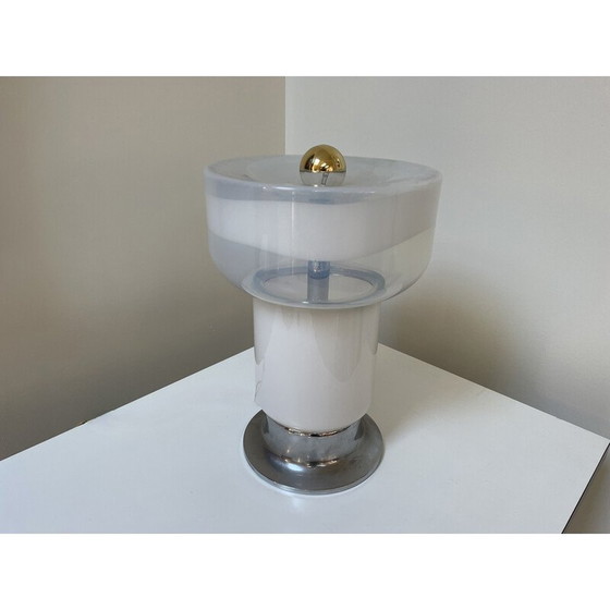 Image 1 of Vintage Murano glazen tafellamp, Italië 1970